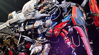 シャアの出来損ないの機体を全身凶器のバケモノに魔改造！「神ガンプラ２体合体」【ガンプラ改造】【ジオラマ製作】