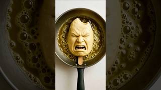 man frying laughing ice cream in a frying pan 🍦🔥🤣