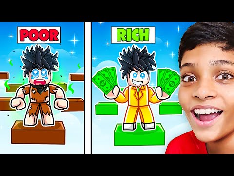 RICH VS POOR OBBY with BROTHER | ROBLOX