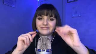 АСМР на русском от иностранца|слова|фразы|звуки рук