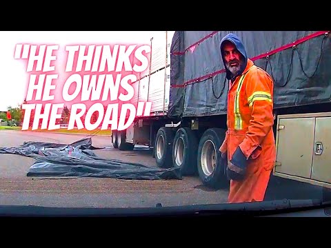 "I guess laws don't apply to truck drivers"  --- Driving Fails & Lessons Learned! #1298