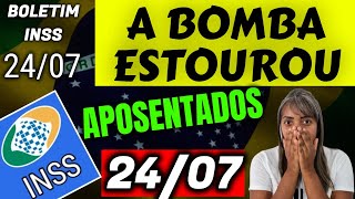 💣 A BOMBA ESTOUROU! SAIU AGORA PELA MANHÃ INSS 2407