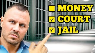 MONEY COURT JAIL ... IT'S ALL HAPPENING AT ONCE