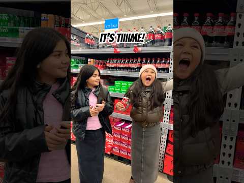 Just a few more hours ๐ฅ#sisters #trend ##cocacola #duet #funny #comedy #new #newyear @Coca-Cola