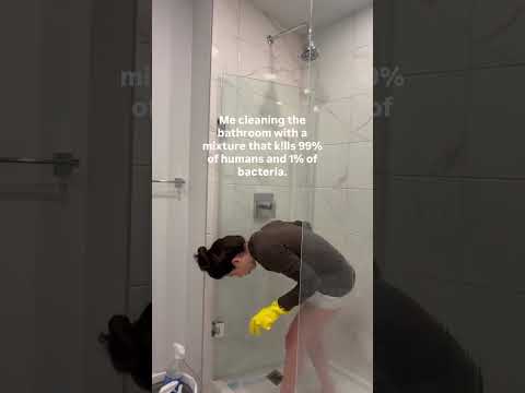 A little too committed to a clean bathroom. ๐๐ผโโ๏ธ
