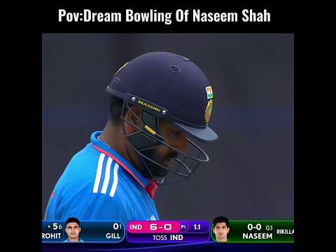 Naseem Shah Bowling in Aisa Cup 💀🔥#shorts #ytshorts #youtubeshorts #cricket #viralvideo
