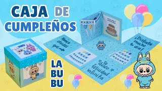 ⭐Labubu | Caja expandible de cumpleaños