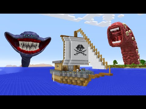 SURVIVING FROM EL GRAN MAJA AND TRAIN EATER in Minecraft Part 2 - Gameplay - Coffin Meme