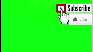 Subscribe and like greenscreen