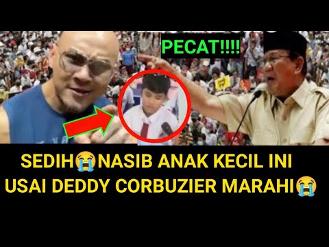 NASIB ANAK KECIL INI USAI DEDDY CORBUZIER MARAHI PRABOWO PECAT‼️