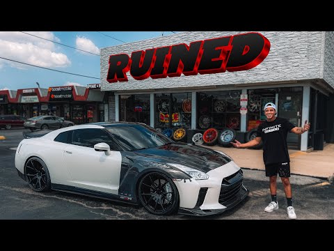 RUINING My 2000HP GTR with MASSIVE RIMS! *bad idea*