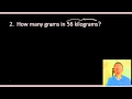Dimensional Analysis and Metric Conversions