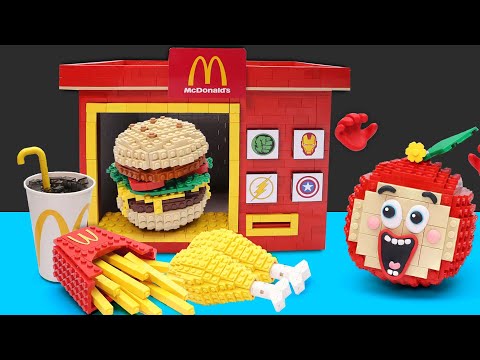 Apu and Limo's Chase at McDonald's Vending Machine | LEGO Thrilling Adventure | Lego Food