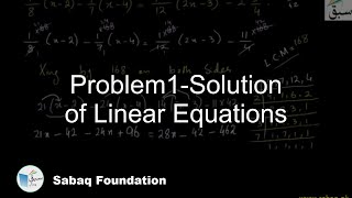 Problem1-Solution of Linear Equations