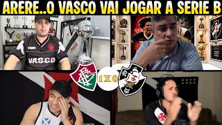 REAÇÕES VASCAÍNAS PREOCUPADOS EM FLUMINENSE 1 X 0 VASCO