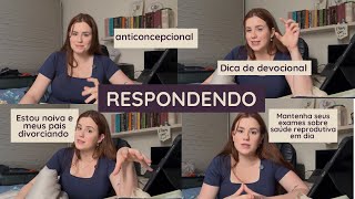 Q&A - ANTES DE CASAR CONVERSEM SOBRE OS PAIS + MÉTODOS CONTRACEPTIVOS + HONRAR A MÃE APÓS SEPARAÇÃO 