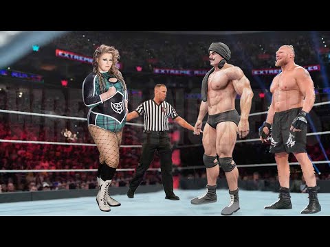 Piper Niven vs Brock Lesnar Dara Singh Match