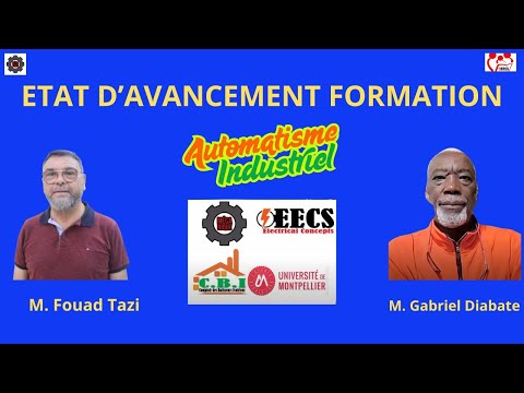 Etat d'ancement de la formation en Automatisme Industriel