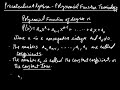 Understanding Polynomial Functions and Terms