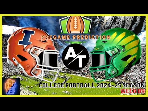 Illinois At Oregon | Wk: 9 Pregame Predictions (2024-25 College Football)