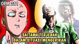 SAITAMA TAK BERKUTIK! TERJEBAK DALAM SITUASI MENGERIKAN MEMBUATNYA FRUSTASI | MANGA OPM 211