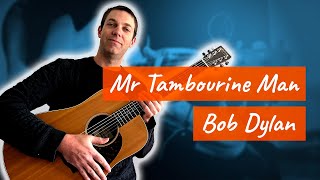 🔵 Mr Tambourine Man guitar tab | Bob Dylan