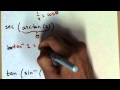 Trigonometric Functions and Inverses