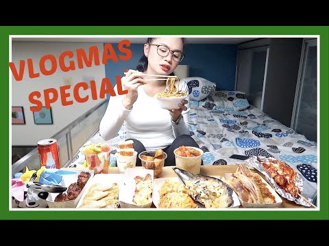 VLOGMAS SPECIAL: Korean StreetFood Mukbang | Anna Cay ♥