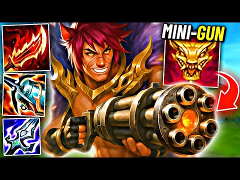 SETT… but with a MINI-GUN (Full Atack-Speed)