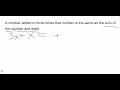 Translating Word Problems to Expressions
