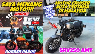 #1041 SAYA MENANG MOTOR! TEST RIDE MOTOR AUTO PERTAMA MALAYSIA! SRV 250 AMT