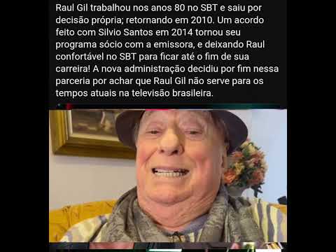 Apresentador e Sócio do SBT se Despende dos Telespectadores após 14 Anos na Emissora ( Raul Gil )