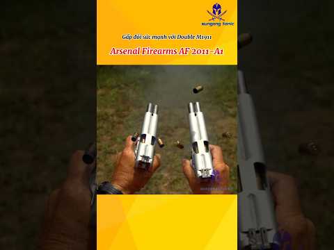 Sungong | Gấp đôi sức mạnh với Double Colt M1911 - Súng lục hai nòng Arsenal Firearms AF2011-A1