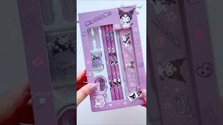 kuromi stationery set #review #unboxing