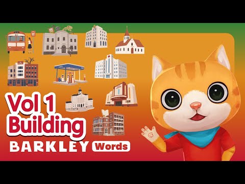 Barkley Words｜Building Vol 1 – Learn English Vocabulary For Kids