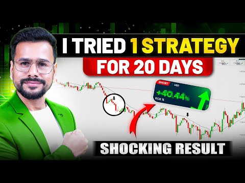I Tried MY Trading Strategy for 20 Days SHOCKING RESULT | Backtesting a Trading Strategy