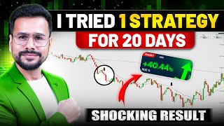 I Tried MY Trading Strategy for 20 Days SHOCKING RESULT | Backtesting a Trading Strategy