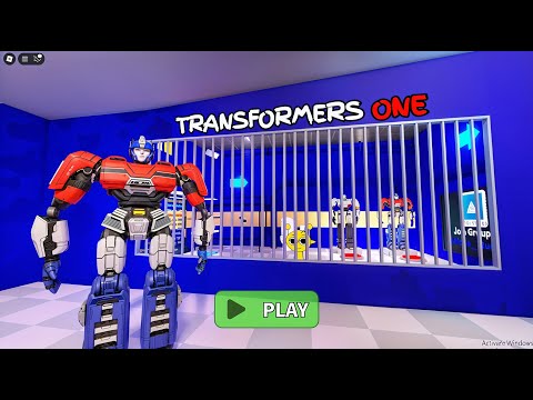 TRANSFORMERS ONE BARRY'S PRISON RUN #roblox #scarryobby