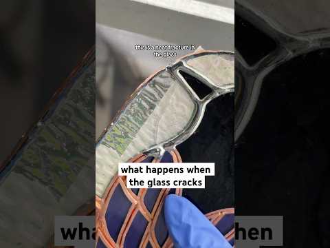 what happens if the glass cracks #stainedglass