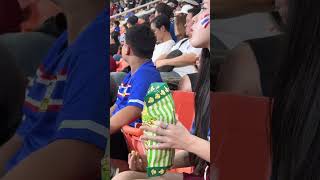 ดูบอลมันเครียดกินดีกว่า😂😂 #ปิ่นหทัย #เชียร์ฟุตบอลไทย