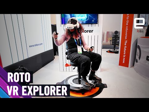 This spinning VR chair at CES 2025 somehow didn't make me feel like throwing up