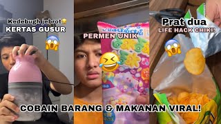 EKSPERIMEN FIKRANFIKRUN COBAIN MAKANAN & BARANG VIRAL