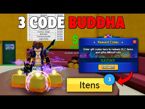 3 NOVOS CÓDIGO DA FRUTA BUDDHA NO BLOX FRUITS + 31 CÓDIGOS DE EXP BELI E RESET - blox fruit codes...