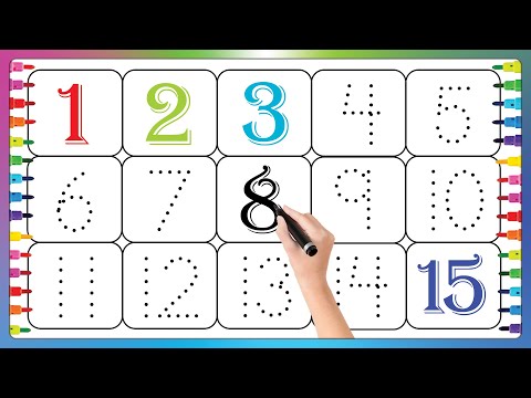 123 Numbers | 123 Number Names | 1 To 15 Numbers Song | 12345 learning for kids #kidsvideo #kidssong