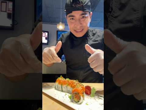 Sushi Roll #sushichef #food #cilantro #salmon #picante