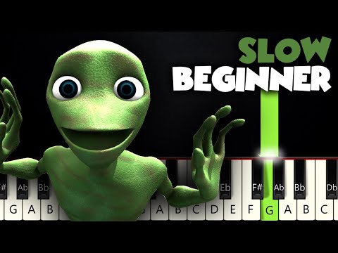 Dame Tu Cosita | SLOW BEGINNER PIANO TUTORIAL + SHEET MUSIC by Betacustic