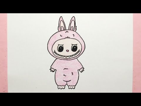 Cara menggambar labubu - How to draw labubu