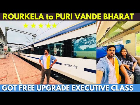 20835 VANDE BHARAT Train Journey with FREE EXECUTIVE CLASS UPGRADE 😍 | IRCTC Delicous Food Review