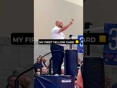 Here’s how I got my first yellow card in this match. What do you guys think about the situation? 🤔