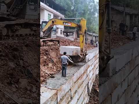 chineses fazendo muro de pedra